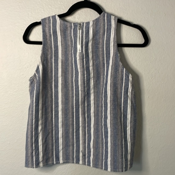 Paper Crane Linen Blend Top Strip Size M - Picture 2 of 7